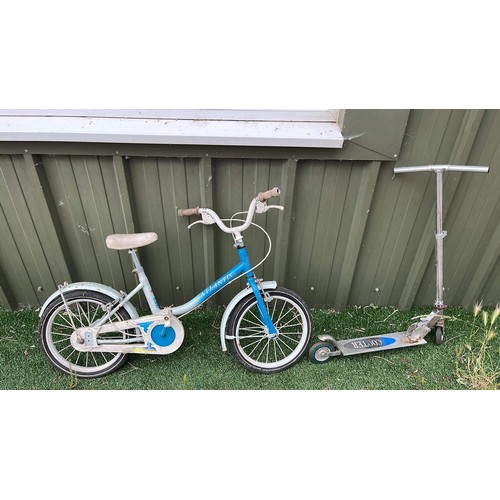 665 - PUSH BIKE AND SCOOTER