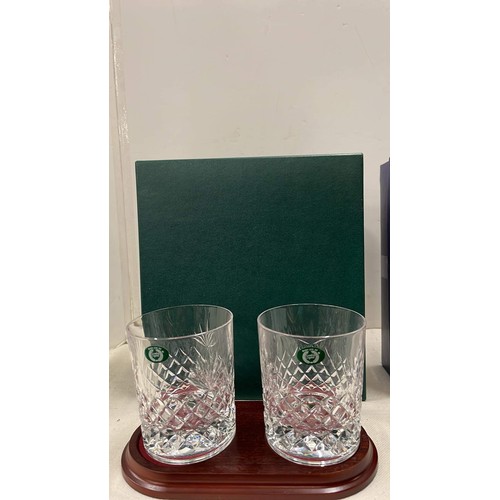 15 - BOXED GLASSES BY LONDON AND ROYAL DOULTON