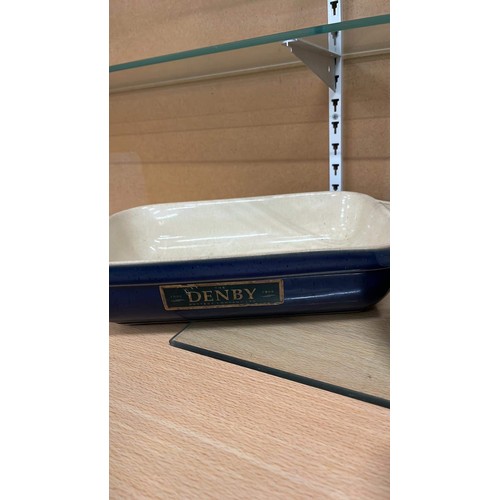 1 - DENBY BLUE TABLE WARE