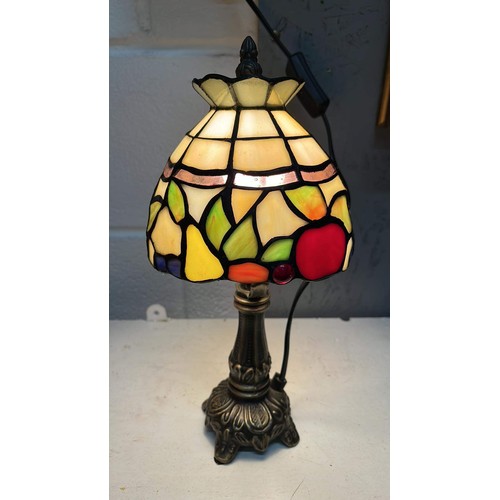 13 - SMALL TIFFANY STYLE SIDE LAMP