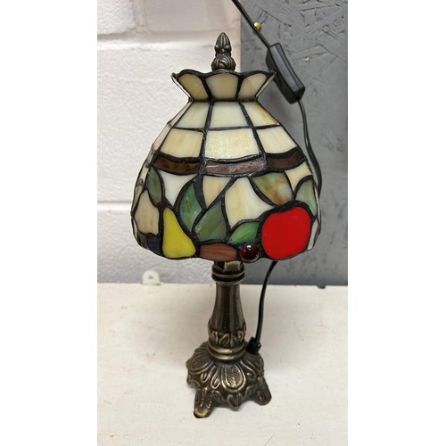 13 - SMALL TIFFANY STYLE SIDE LAMP