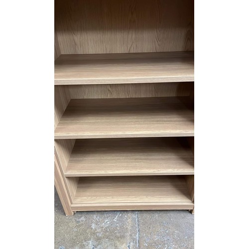 356 - OAK CONSORT BOOK SHELF