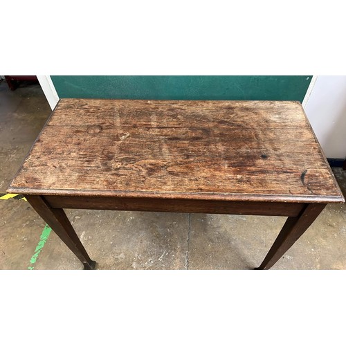 388 - OAK ARTS AND CRAFT TABLE