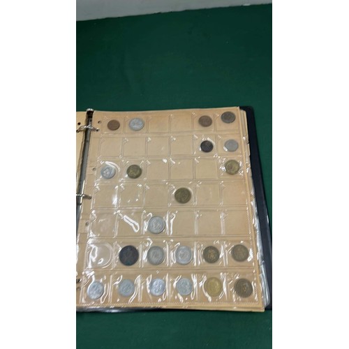 296 - MIXED COINAGE IN A FOLDER