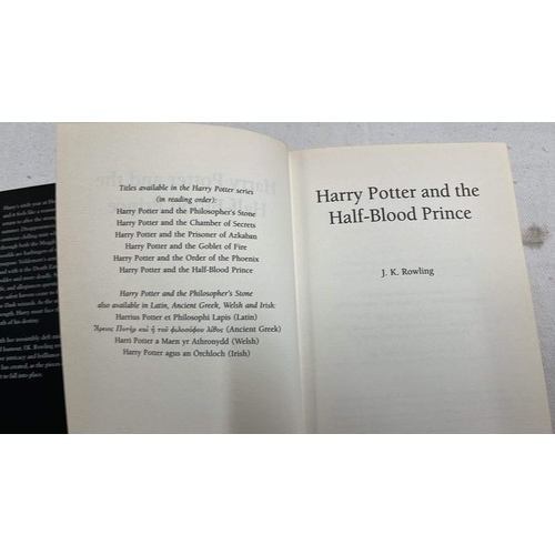 347 - HARRY POTTER AND THE HALF BLOOD PRINCE BY J K ROWLING  FIRST EDITION SEE ALL PICTURES