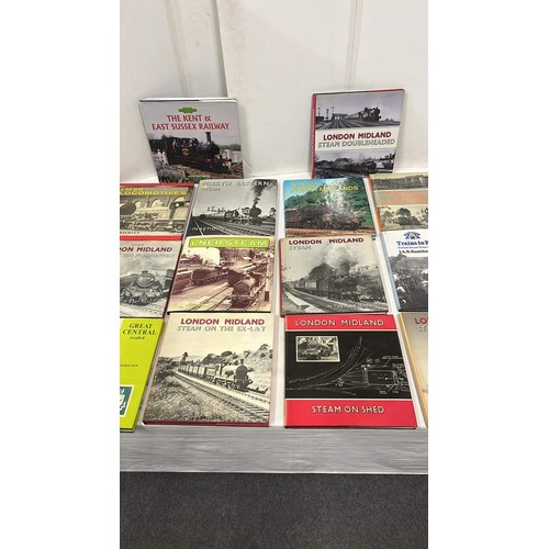 195 - 20 X MIXED TRAIN BOOKS