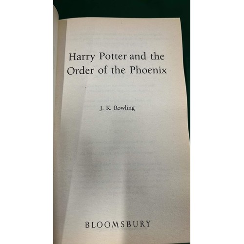 194 - HARRY POTTER AND THE ORDER OF THE PHOENIX BY J.K. ROWLING