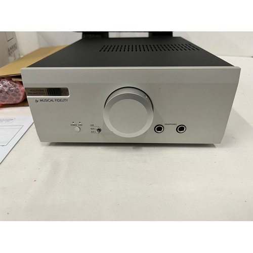 196 - MUSICAL FIDELITY HEADPHONE M1HPA PREAMPLIFIER.