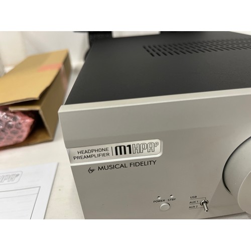 196 - MUSICAL FIDELITY HEADPHONE M1HPA PREAMPLIFIER.