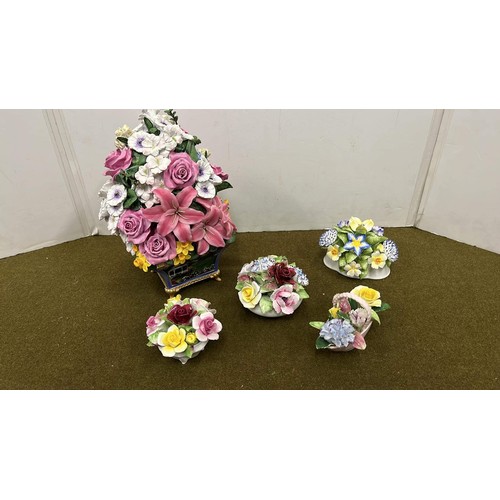 50 - CHINA FLOWER POSIES BY ROYA DOULTON  AND OTHER