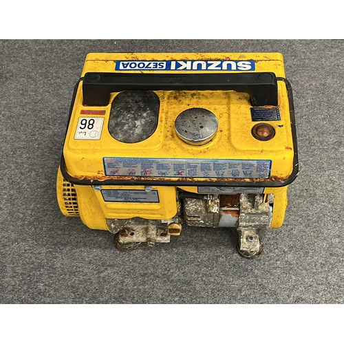 600 - PETROL GENERATOR IN YELLOW USED