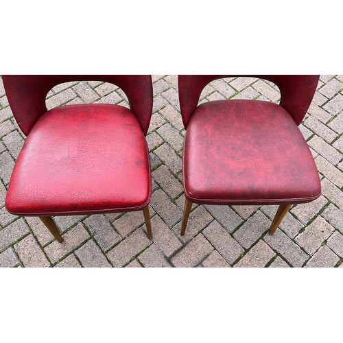 455 - TWO RETRO CHAIRS