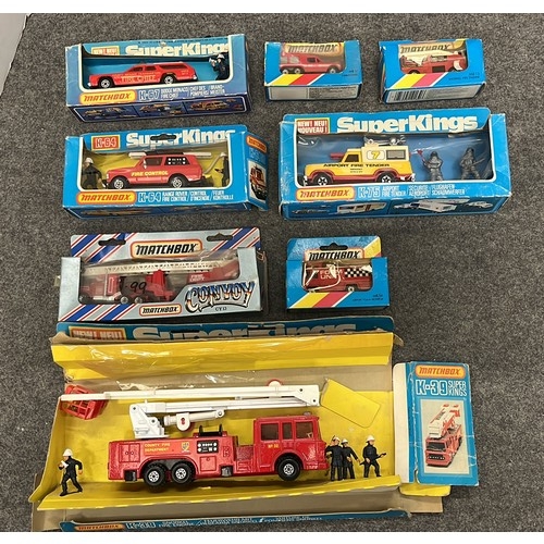 127 - MATCHBOX SUPER KINGS FIRE ENGINES