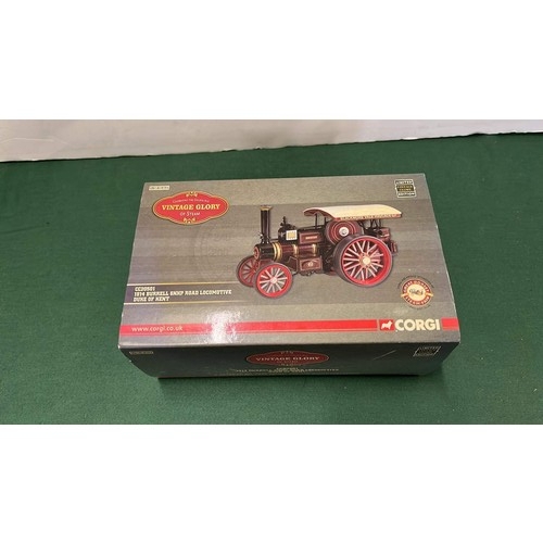 132 - BOXED CORGI TRACTION ENGINE WITH CERT