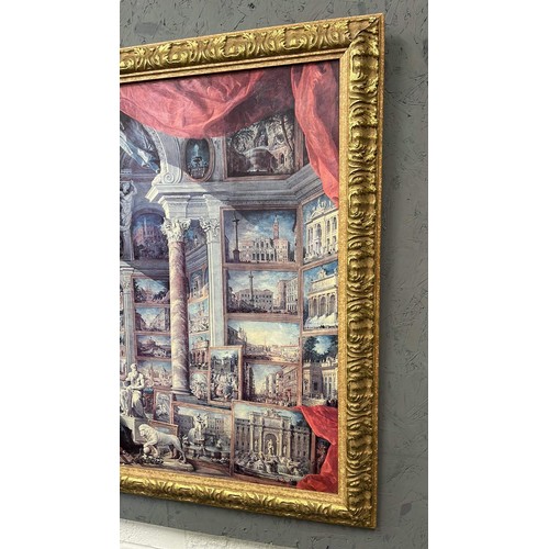 476 - LARGE FRAMED PRIT OF MASTERS ART WORK