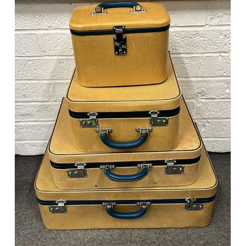 34 - VINTAGE TRAVEL LUGGAGE WARE BY WATAJOY ENGLAND