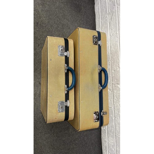 34 - VINTAGE TRAVEL LUGGAGE WARE BY WATAJOY ENGLAND