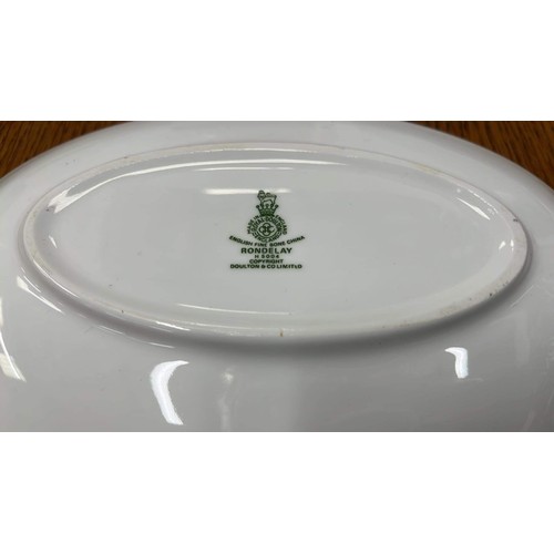 484 - ROYAL DOULTON 90Pc DINNER TABLE WARE H5004 RONDELAY