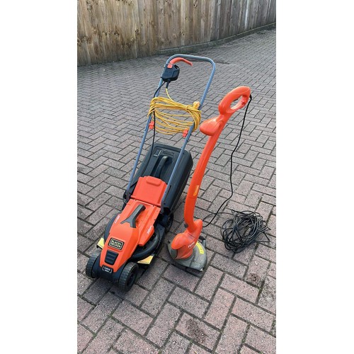 515 - ELECTRIC MOWER AND STRIMMER