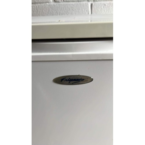 521 - UNDER COUNTER FRIDGE BY FRIDGE MASTER been used in garage