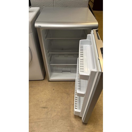 844 - BEKO UNDER COUNTER FRIDGE IN GREY FINISH