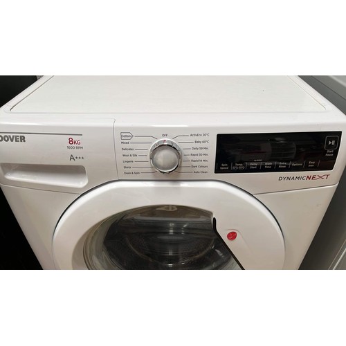 845 - HOOVER 8KG WASHING MACHINE IN WHITE