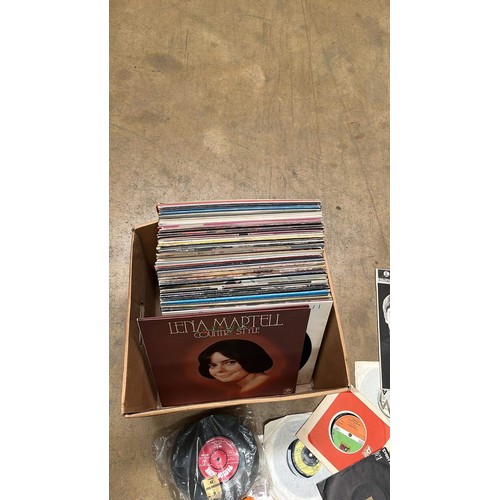 883 - MIXED ARTIST AND MUSIC LPS PLUS 45s SINGLES