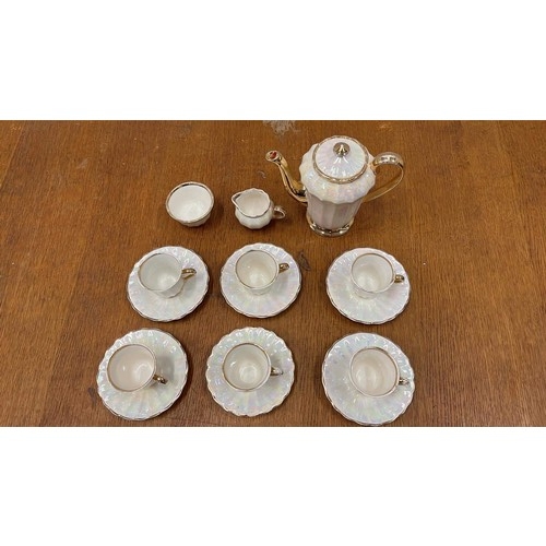 480 - LUSTRE FINISH COFFEE SET BY WADE