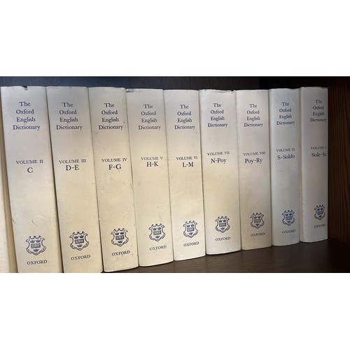 485 - THE OXFORD ENGLISH DICTIONARY COLLECTION