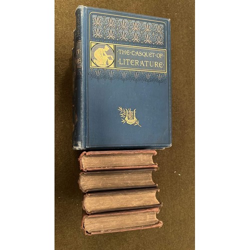 494 - THE POETICAL WORKS OF ROBERT BROWNING AND THE CASQUET OF LITERATURE