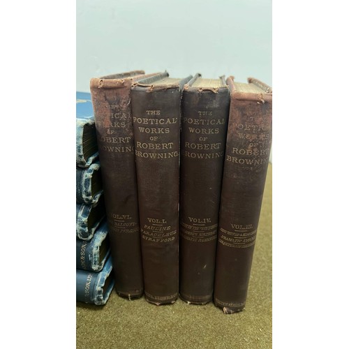 494 - THE POETICAL WORKS OF ROBERT BROWNING AND THE CASQUET OF LITERATURE