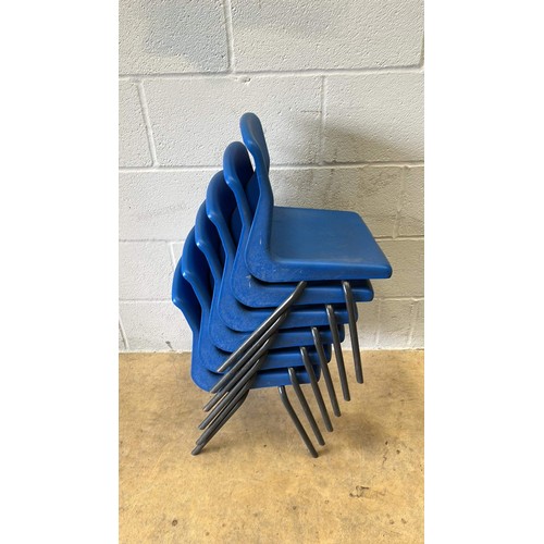 886 - SIX CHILD CHAIRS