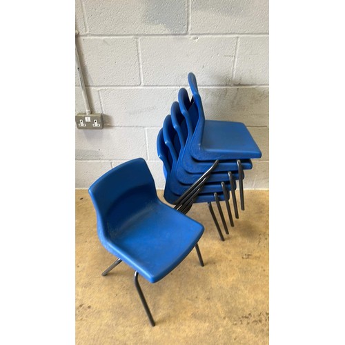 886 - SIX CHILD CHAIRS