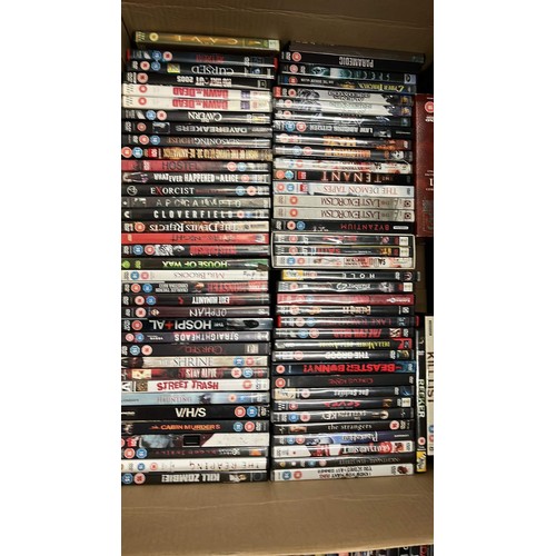 639 - LARGE QTY OF HORROR DVD MOVIES