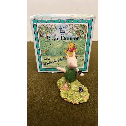 17 - ROYAL DOULTON PIGLET PICKING THE VIOLETS WP13