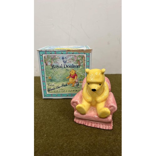 20 - ROYAL DOULTON WINNIE THE POOH IN THE ARMCHAIR WP4