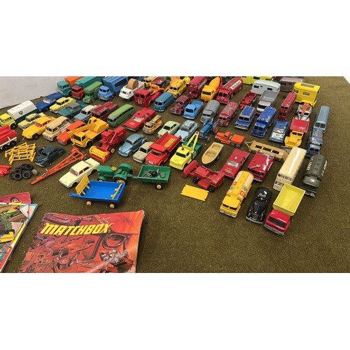 699 - QUANTITY OF PLAY WORN MATCH BOX AND OTHER MODEL CARS MIXED