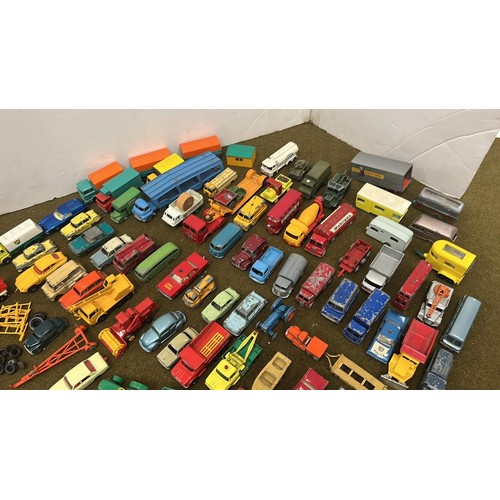 699 - QUANTITY OF PLAY WORN MATCH BOX AND OTHER MODEL CARS MIXED