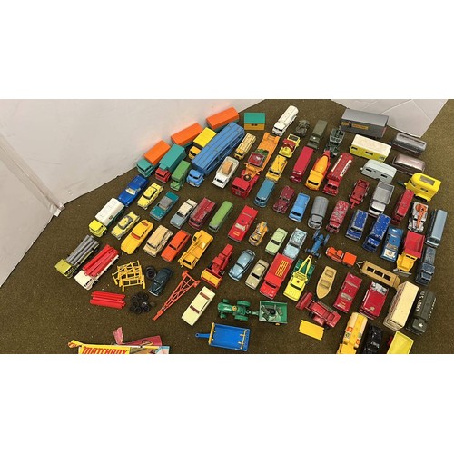 699 - QUANTITY OF PLAY WORN MATCH BOX AND OTHER MODEL CARS MIXED