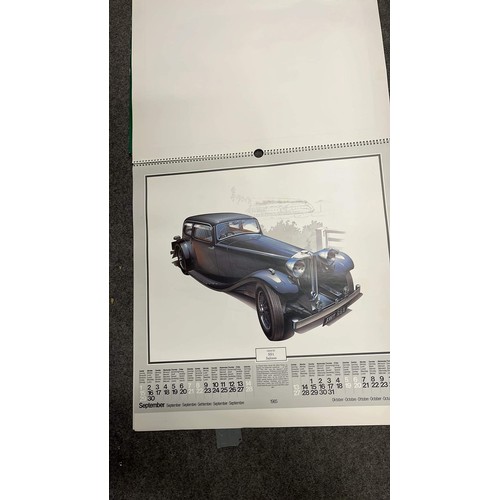 702 - 1984/85 JAGUAR CAR CALENDARS