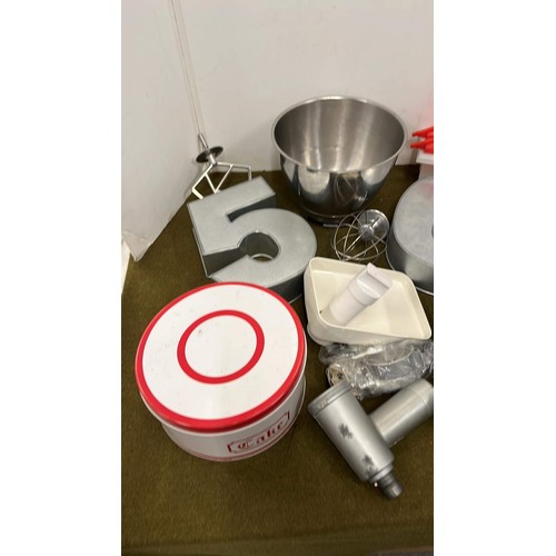 716 - COLLECTION OF MIXED COOKWARE WITH KENWOOD  PARTS