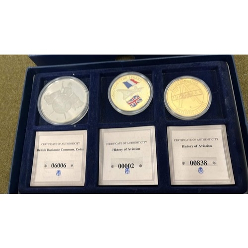 2 - THREE COLLECTORS PROOF COINS SEE PICTURES