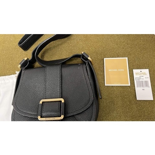 12 - MICHAEL SHOULDER BAG AND CLUTCH BAG IN BLACK WITH COVER