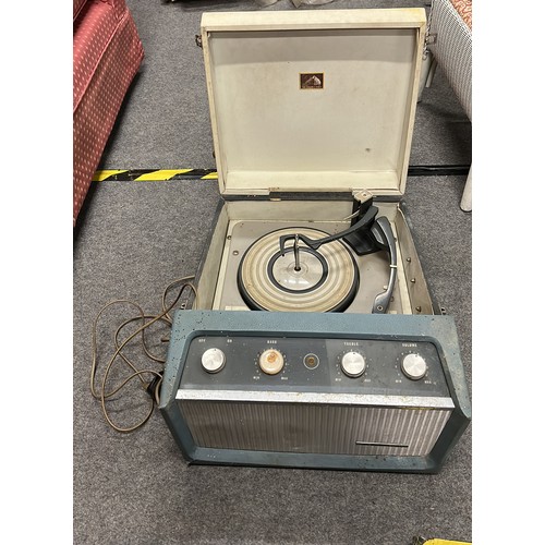 105 - Retro his masters voice Record player