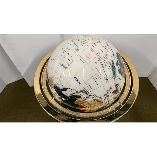 219 - LARGE GEM STONE GLOBE