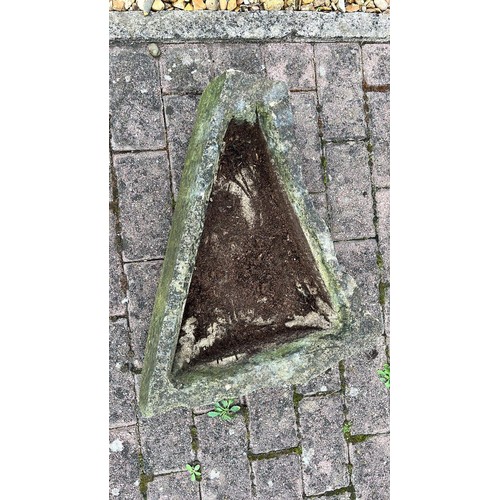 165 - SHAPED SAND STONE PLANTER