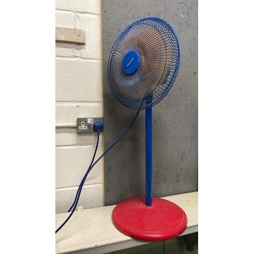 419 - TWO TONE HONEYWELL FLOOR STANDING FAN