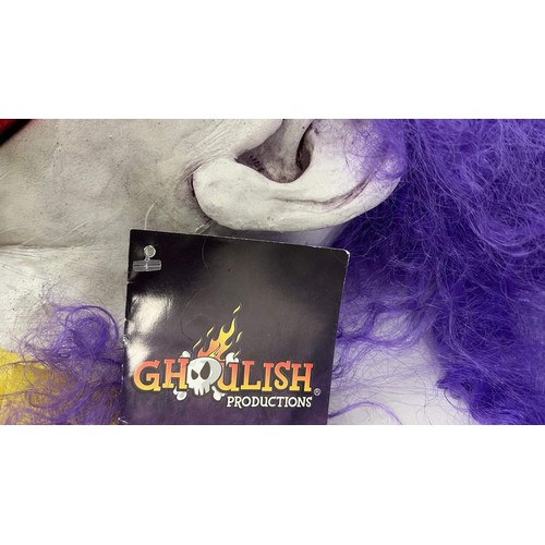 413 - GHOULISH PRODUCTIONS HALLOWEEN CLOWN MASK