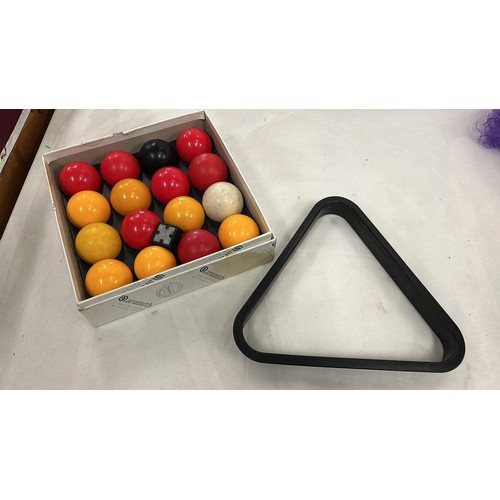 416 - BOXED BILLIARD  BALLS