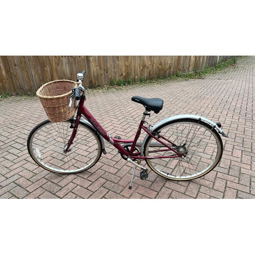 321 - LADIES RALEIGH BICYCLE WITH BASKET